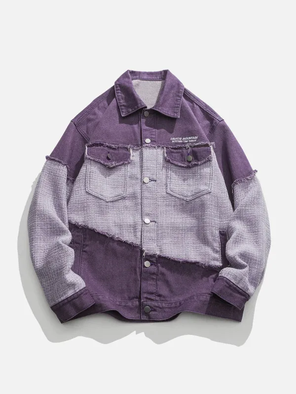 Aelfric Eden Hip Hop Patchwork Fringe Jacket made by Aelfric Eden