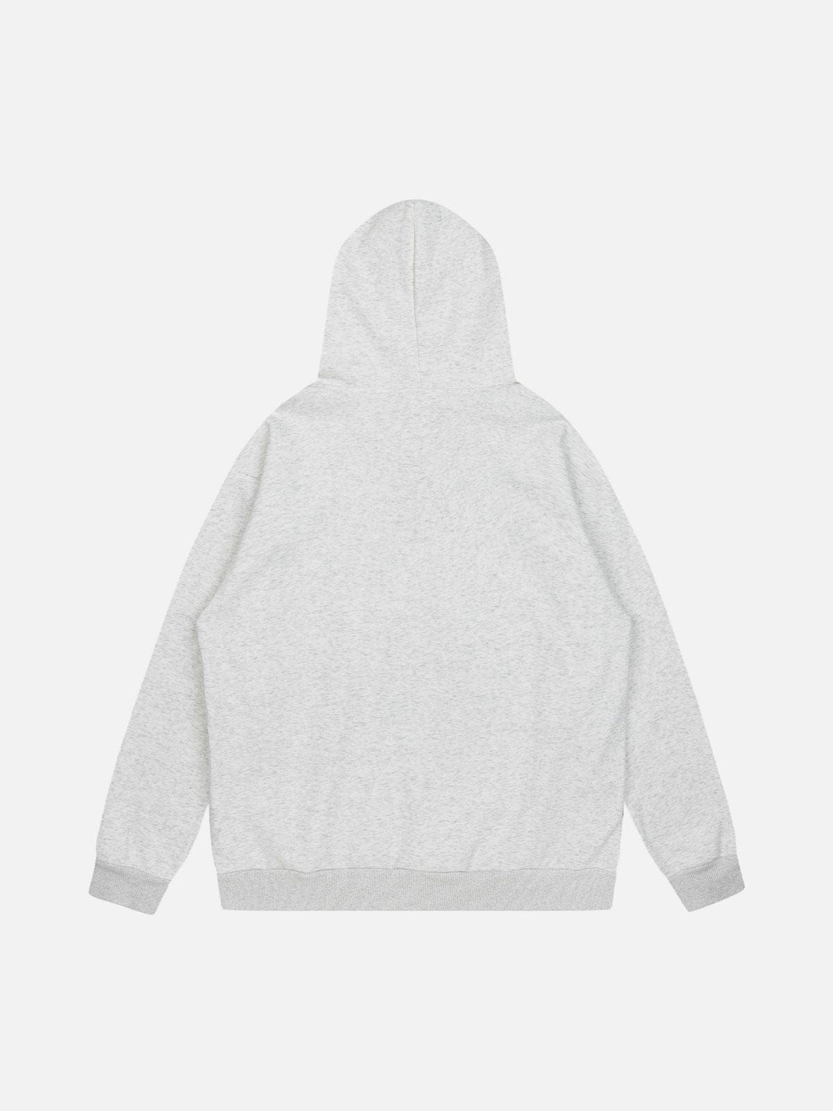 Aelfric Eden Black And White Sliced Print Pullover Hoodie sold by Aelfric Eden product image thumbnail 2