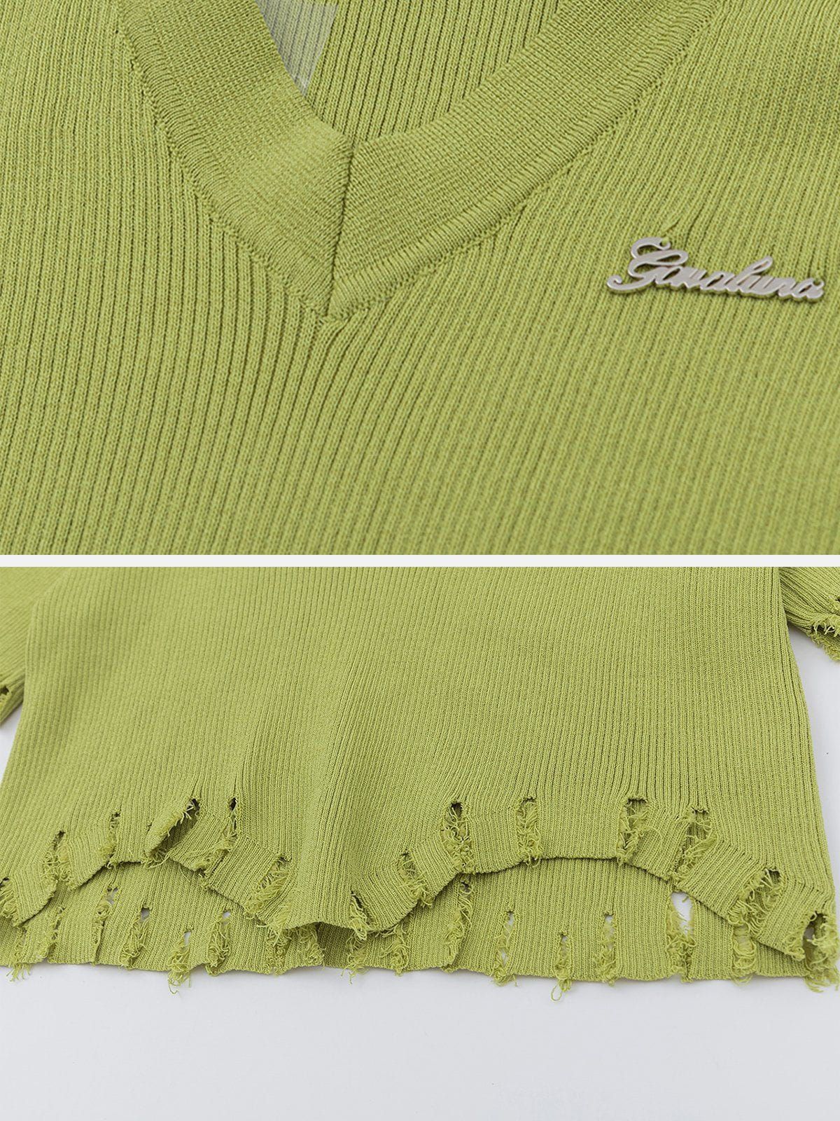 Irregular Hem Lapel Tee sold by Aelfric Eden product image thumbnail 4