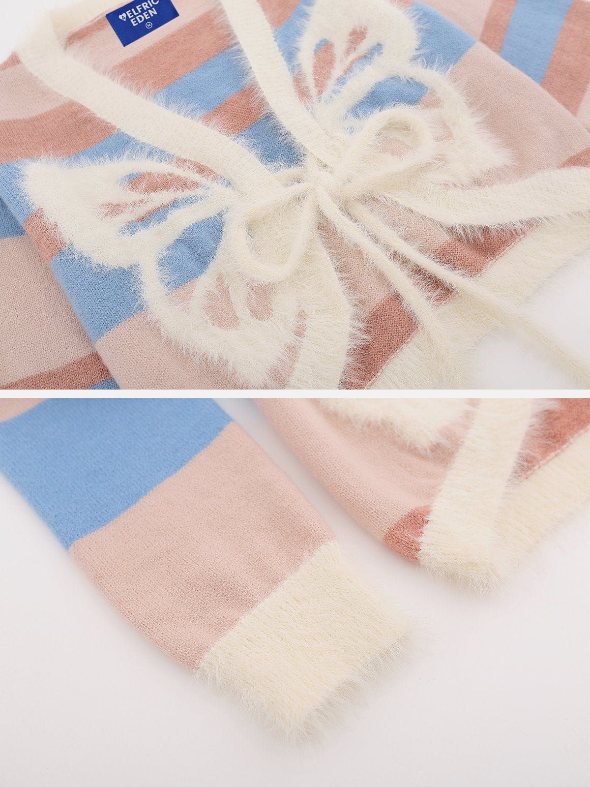 Stripe Butterfly Cardigan sold by Aelfric Eden product image thumbnail 4