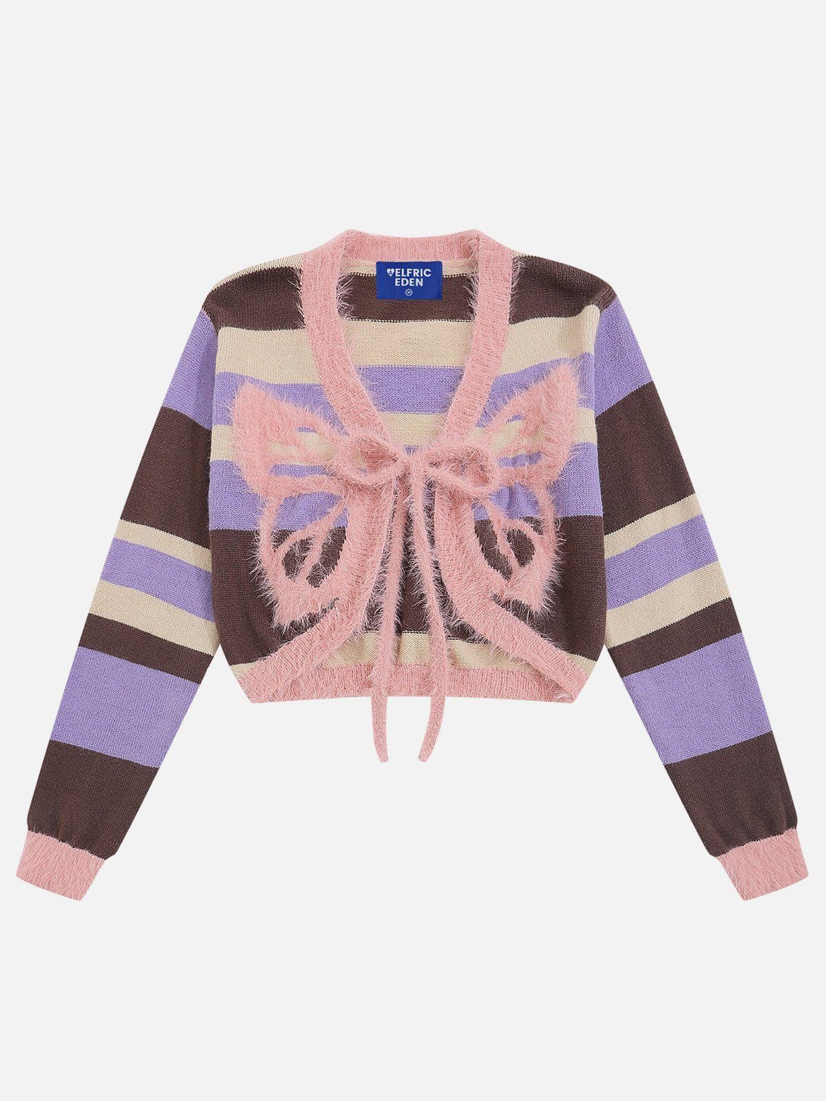 Stripe Butterfly Cardigan sold by Aelfric Eden product image thumbnail 2