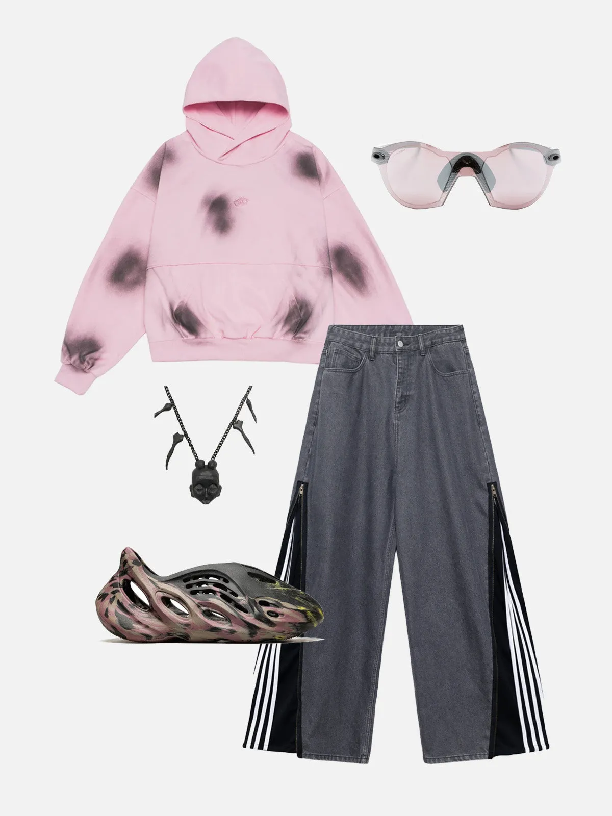 Aelfric Eden Tie-Dye Print Hoodie sold by Aelfric Eden product image thumbnail 2