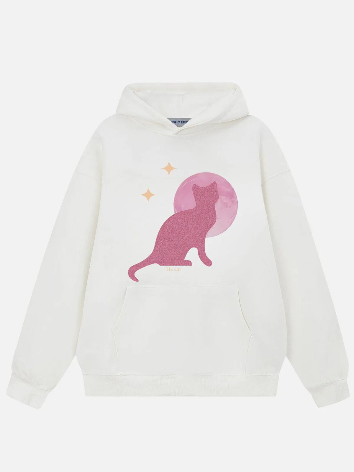 Aelfric Eden Shiny Cat Print Hoodie sold by Aelfric Eden product image thumbnail 2