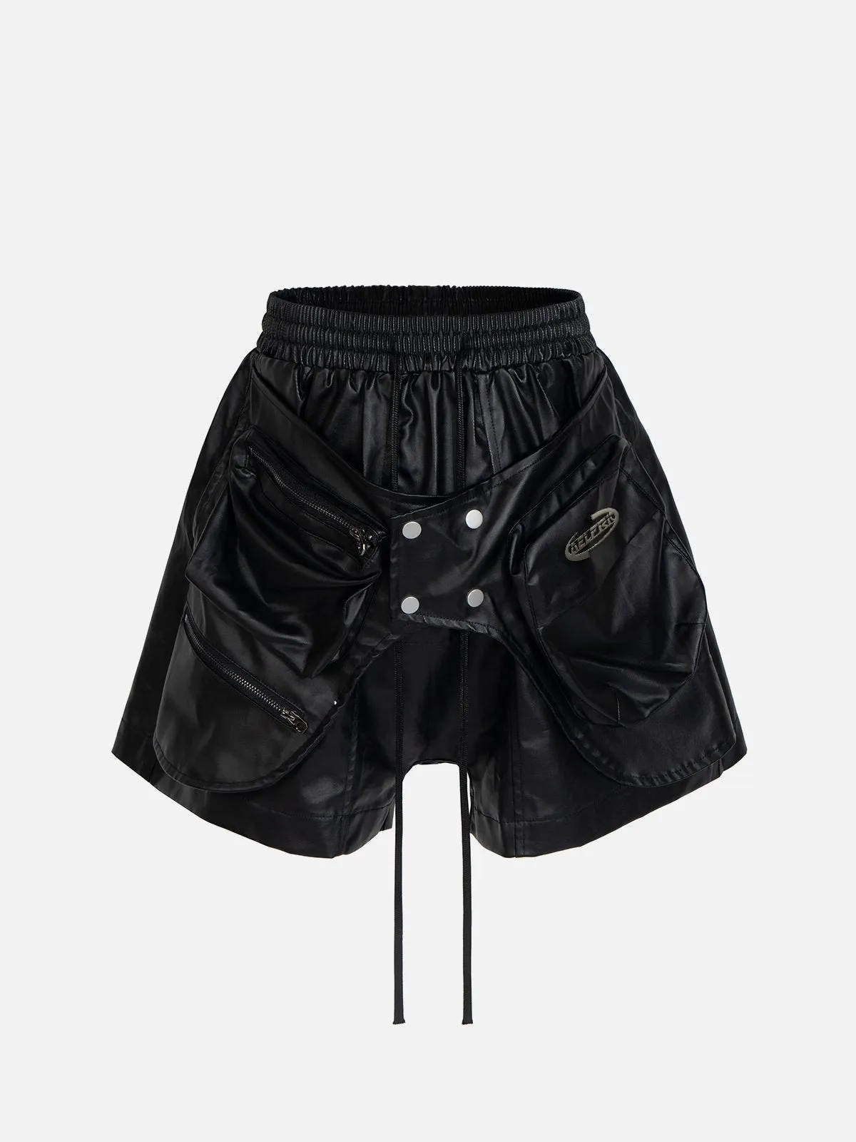 Aelfric Eden Patchwork Pocket Faux Leather Shorts sold by Aelfric Eden