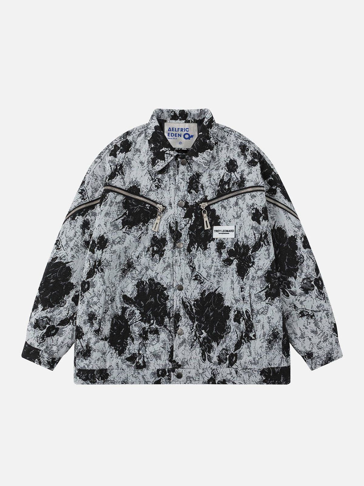 Aelfric Eden Long Zip Up Jacquard Jacket sold by Aelfric Eden product image thumbnail 2