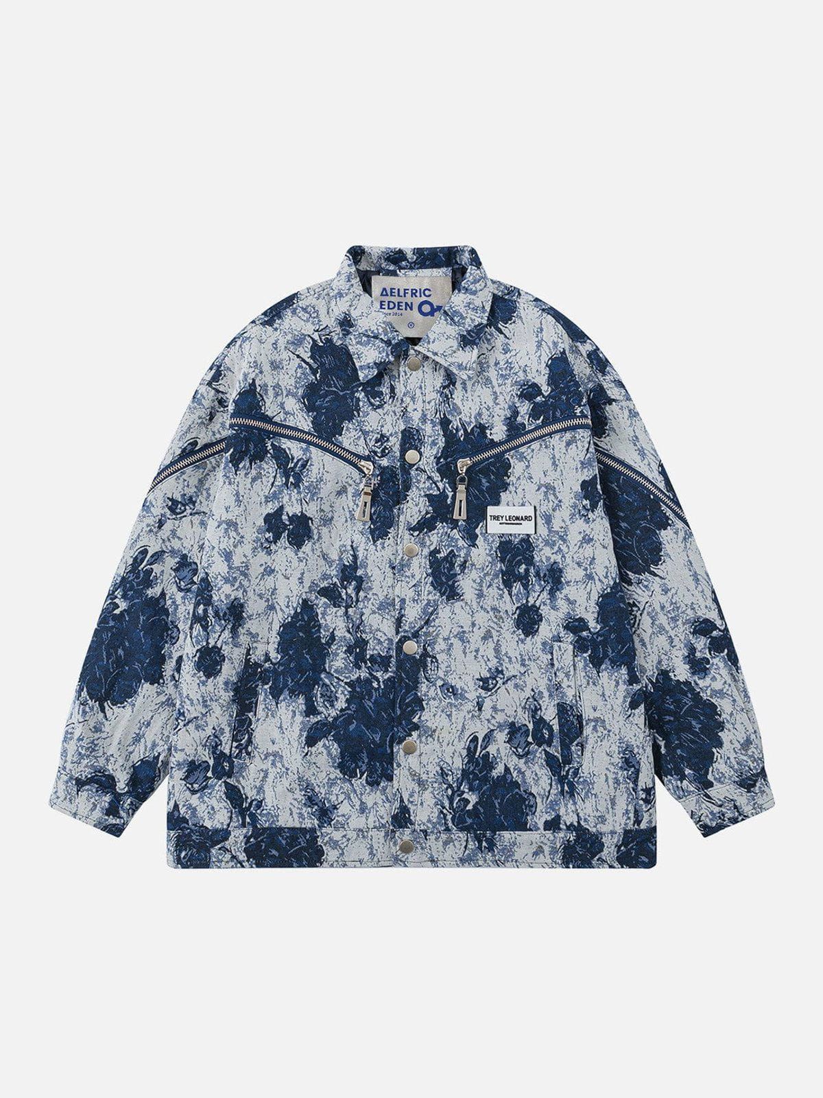 Aelfric Eden Long Zip Up Jacquard Jacket sold by Aelfric Eden