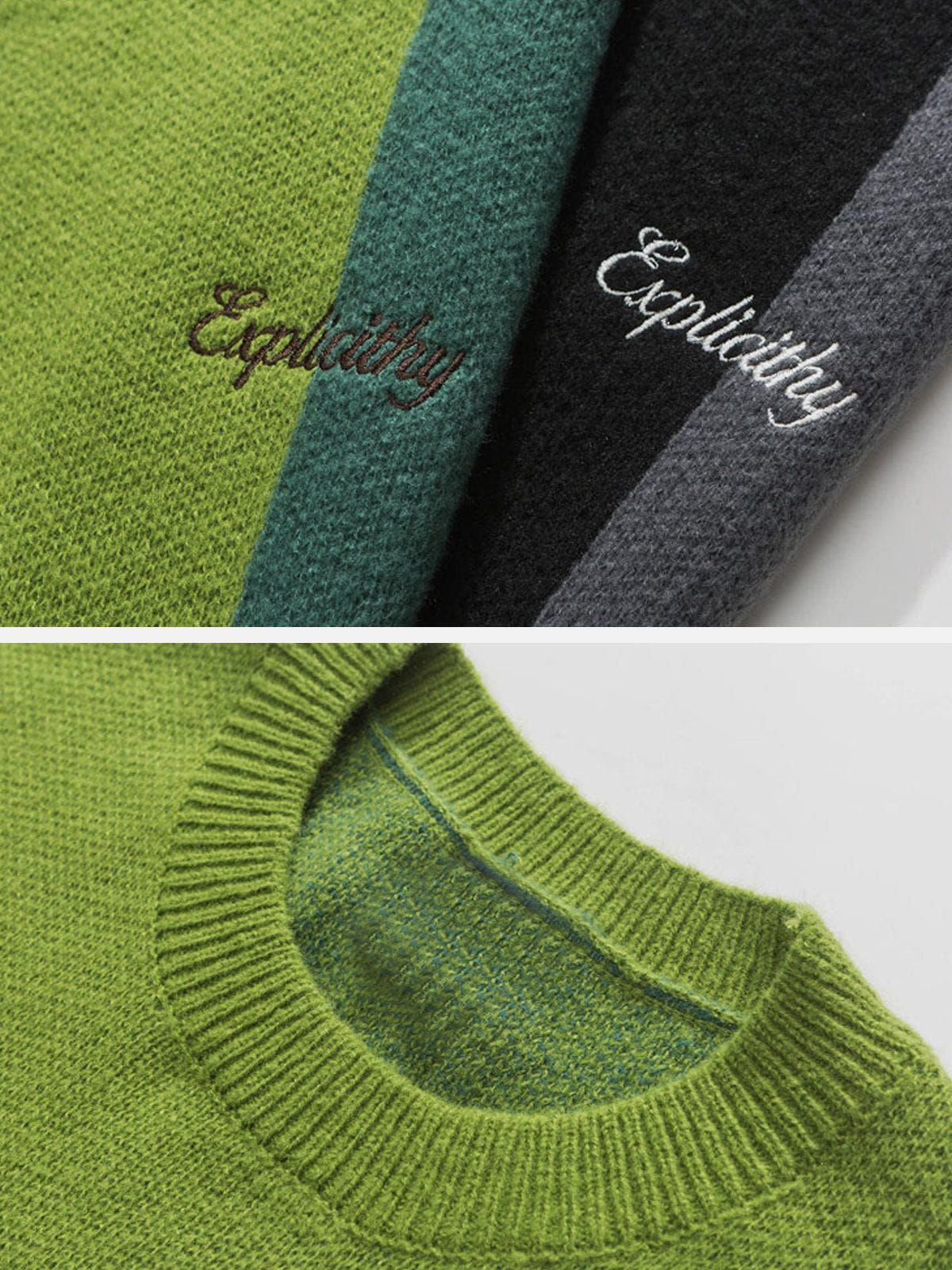 Aelfric Eden Simple Multicolor Patchwork Sweater sold by Aelfric Eden product image thumbnail 7