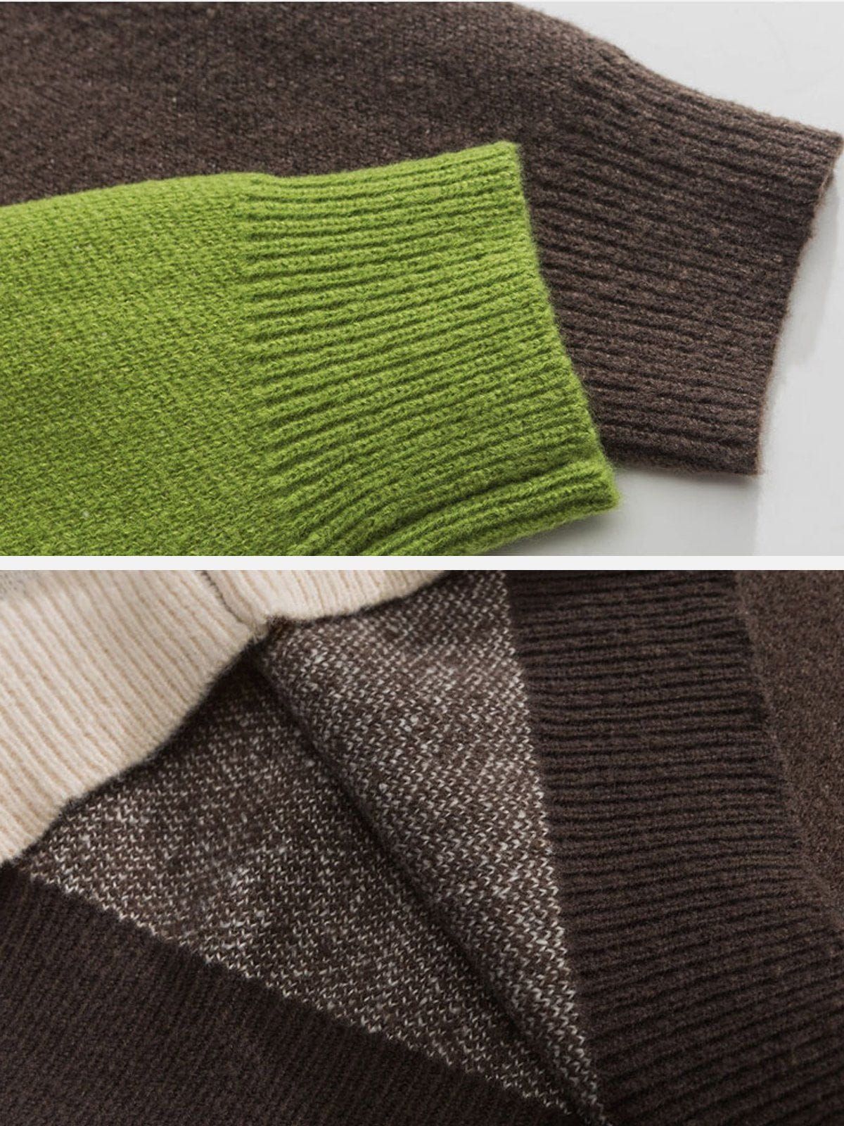 Aelfric Eden Simple Multicolor Patchwork Sweater sold by Aelfric Eden product image thumbnail 6