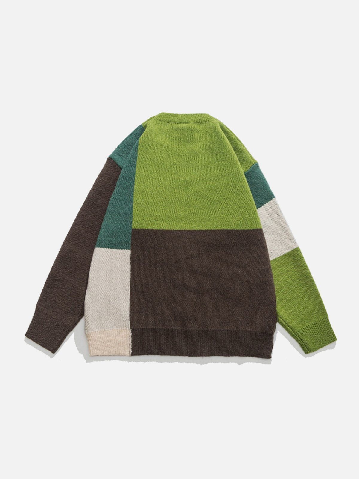Aelfric Eden Simple Multicolor Patchwork Sweater sold by Aelfric Eden product image thumbnail 2