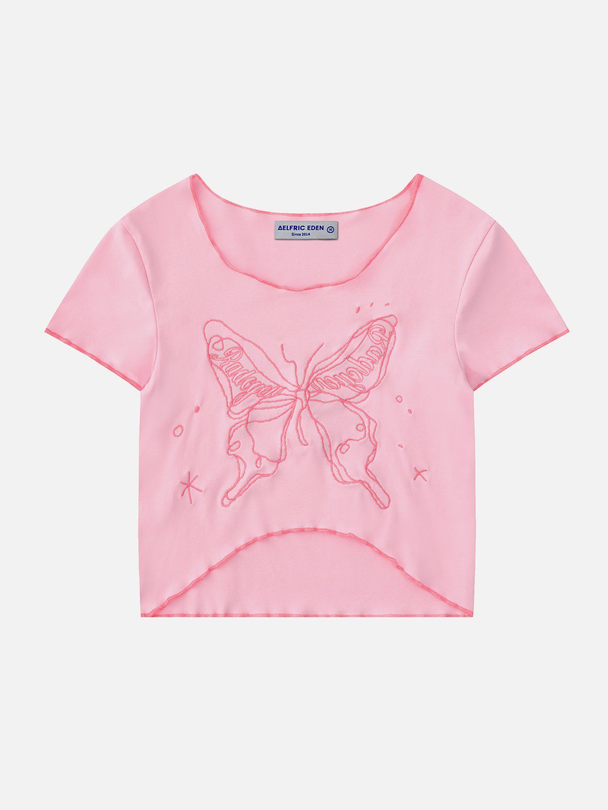 Butterfly Embroidery Tee sold by Aelfric Eden product image thumbnail 3