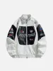 Aelfric Eden Embroidery Color Blocking Racing Jacket sold by Aelfric Eden