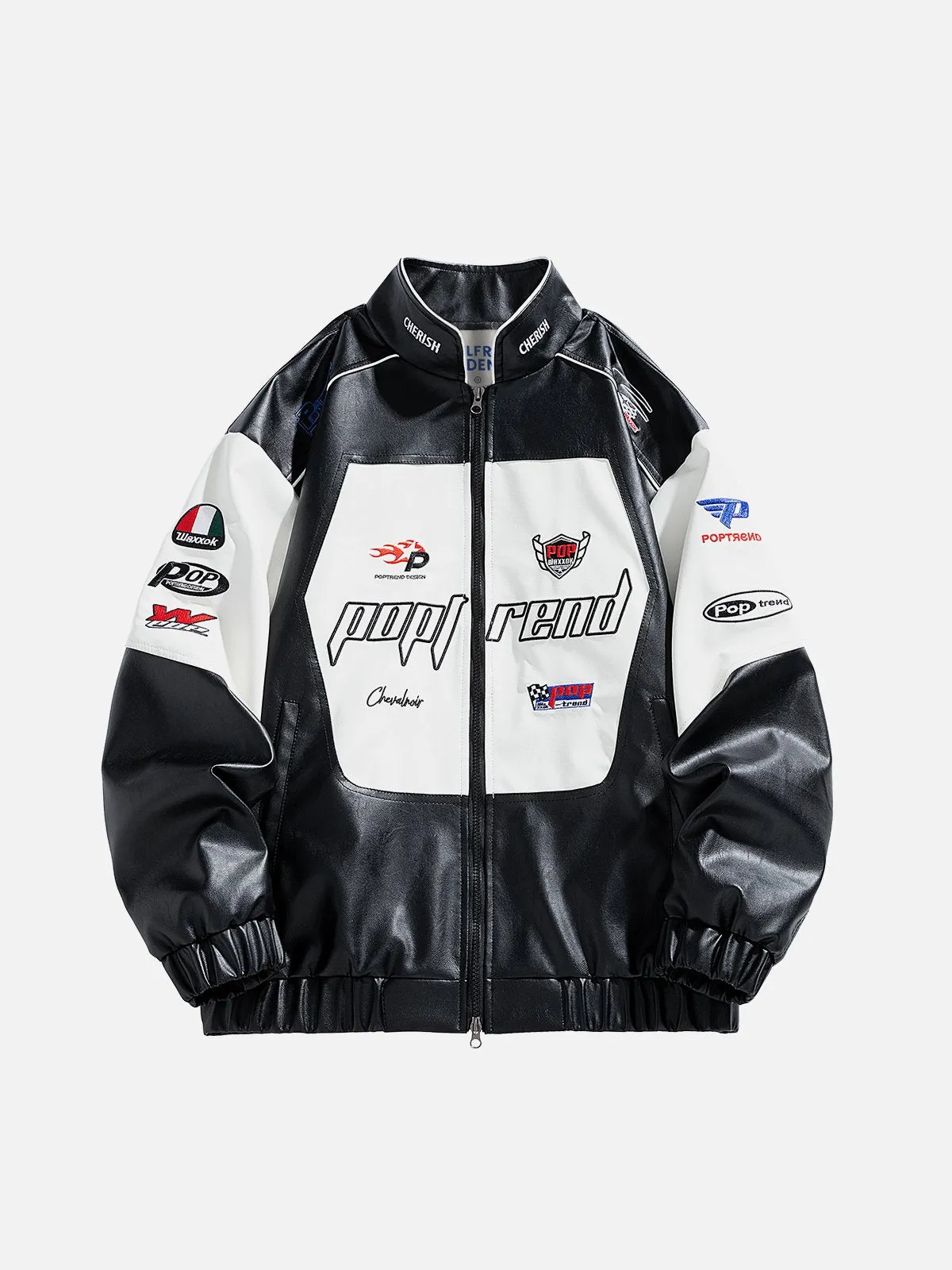 Aelfric Eden Embroidery Color Blocking Racing Jacket sold by Aelfric Eden