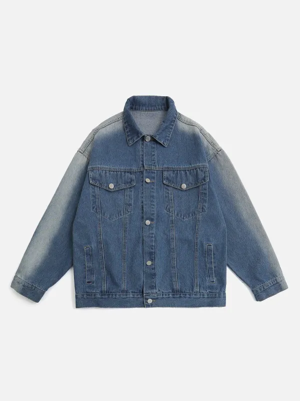 Shoulder Washed Denim Jacket sold by Aelfric Eden