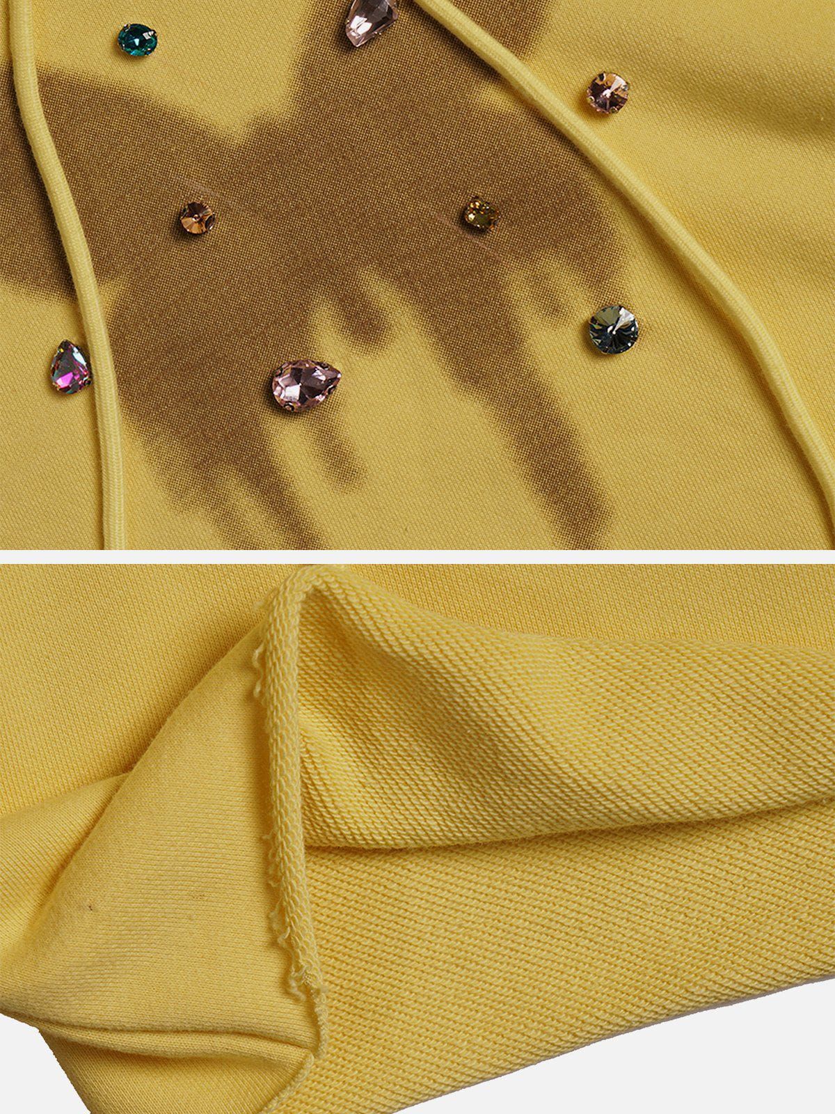 Rhinestone Application Butterfly Hoodie sold by Aelfric Eden product image thumbnail 5