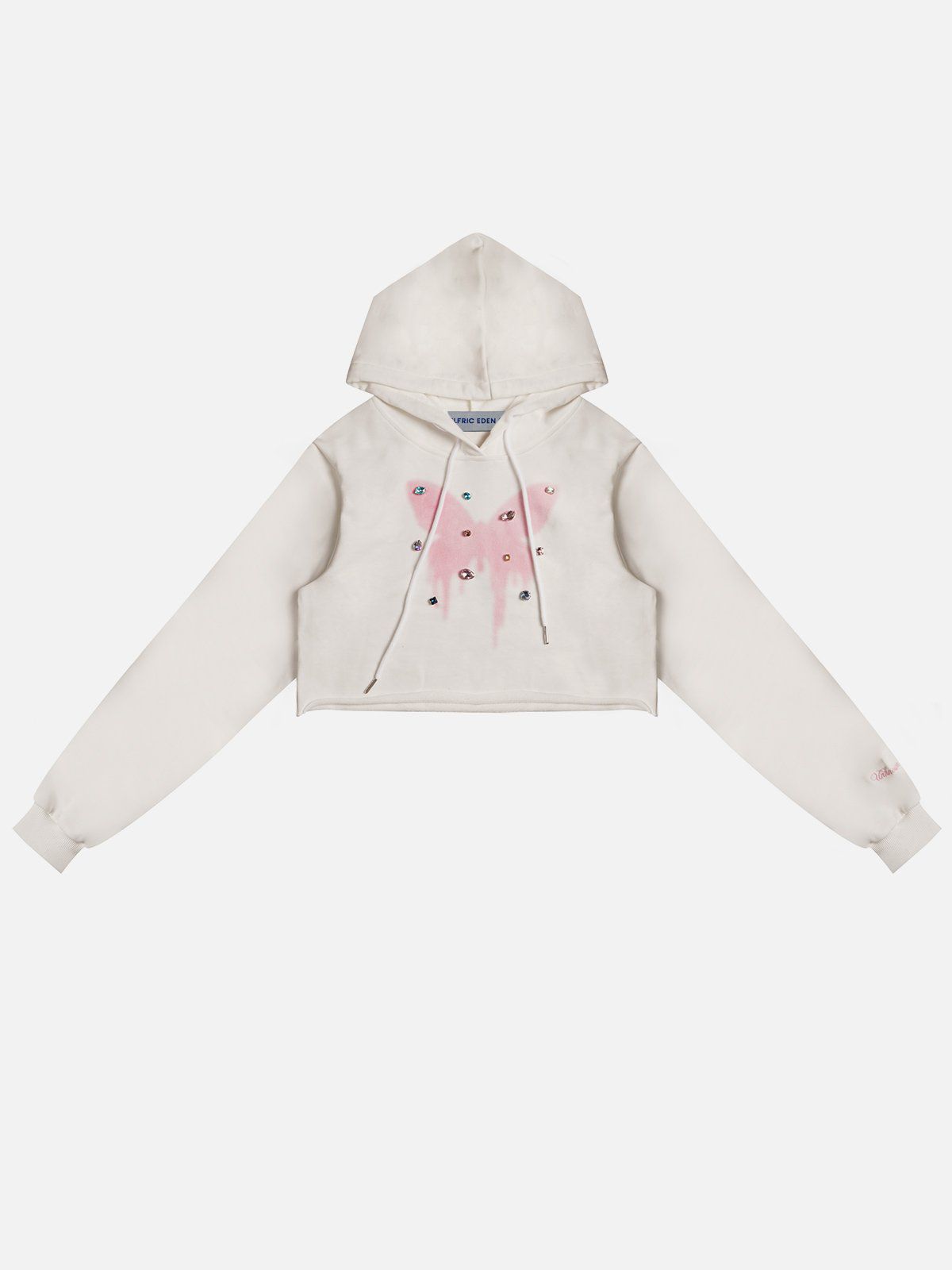 Rhinestone Application Butterfly Hoodie sold by Aelfric Eden product image thumbnail 2