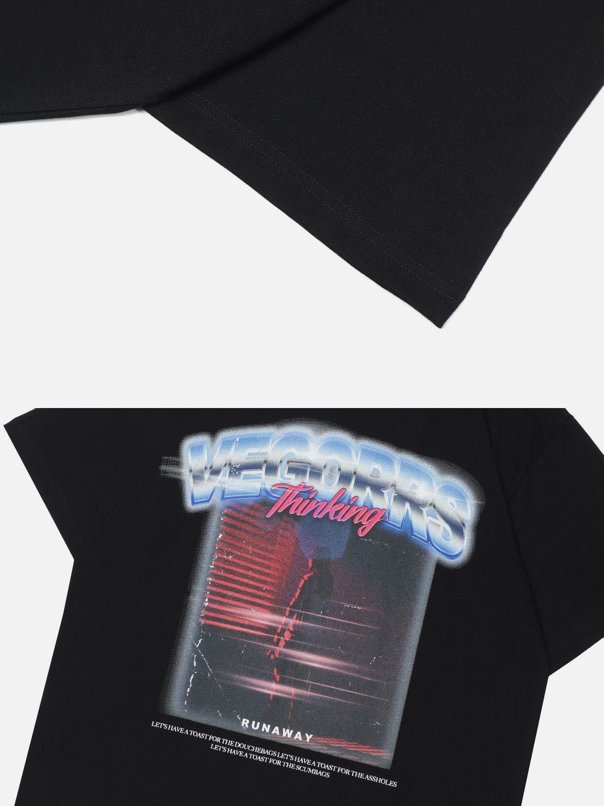 Aelfric Eden Vintage Alphabet Character Print Tee sold by Aelfric Eden product image thumbnail 5