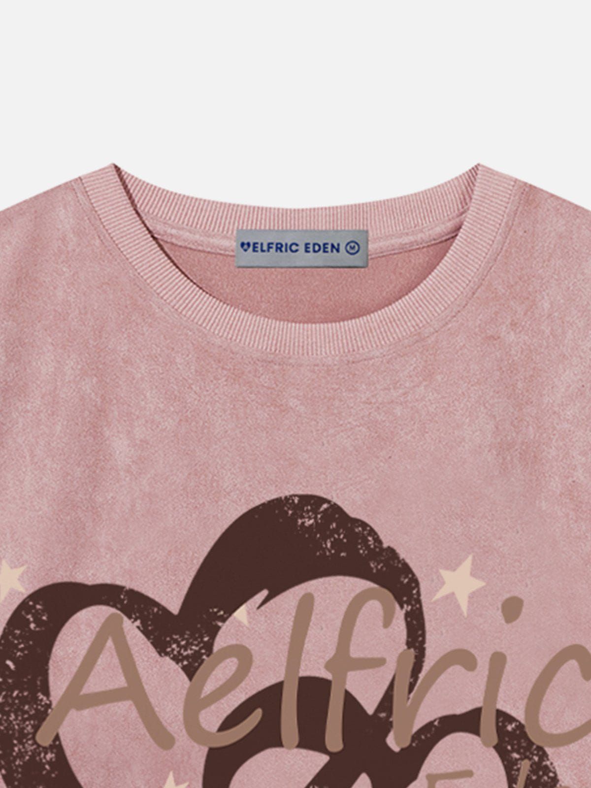 Aelfric Eden Heart Print Suede Vest sold by Aelfric Eden product image thumbnail 3