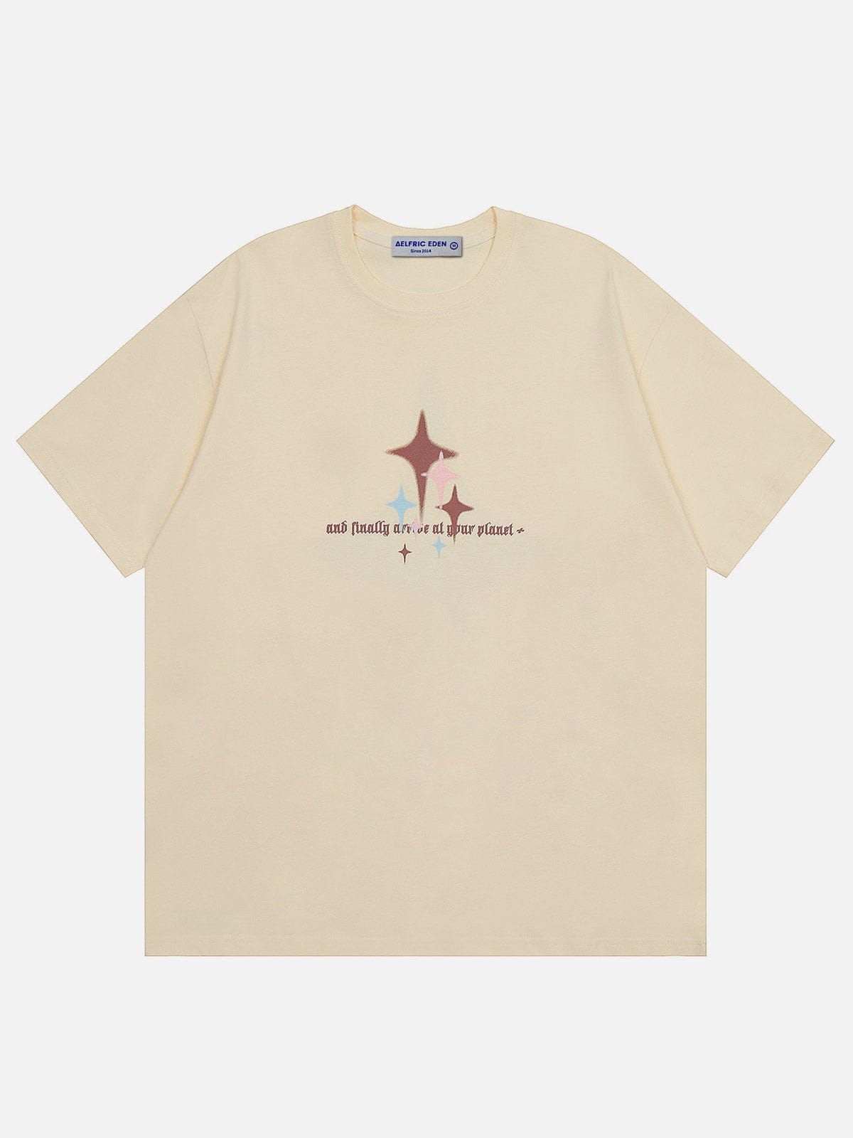 Aelfric Eden Colorful Star Print Tee sold by Aelfric Eden product image thumbnail 4