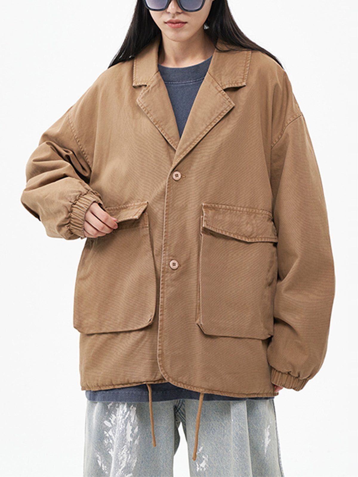 Aelfric Eden Large Pocket Solid Color Jacket sold by Aelfric Eden product image thumbnail 14