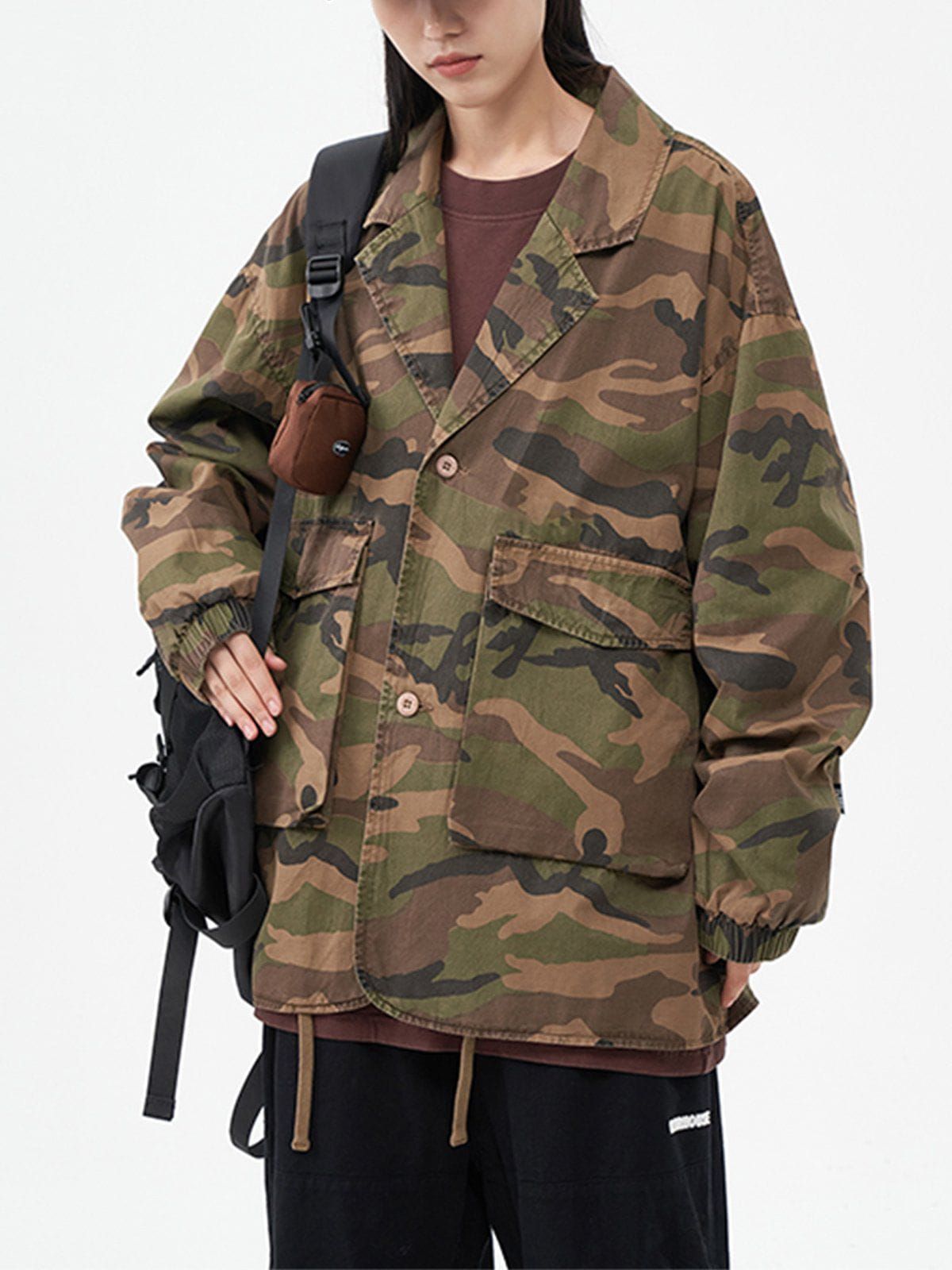 Aelfric Eden Large Pocket Solid Color Jacket sold by Aelfric Eden product image thumbnail 16