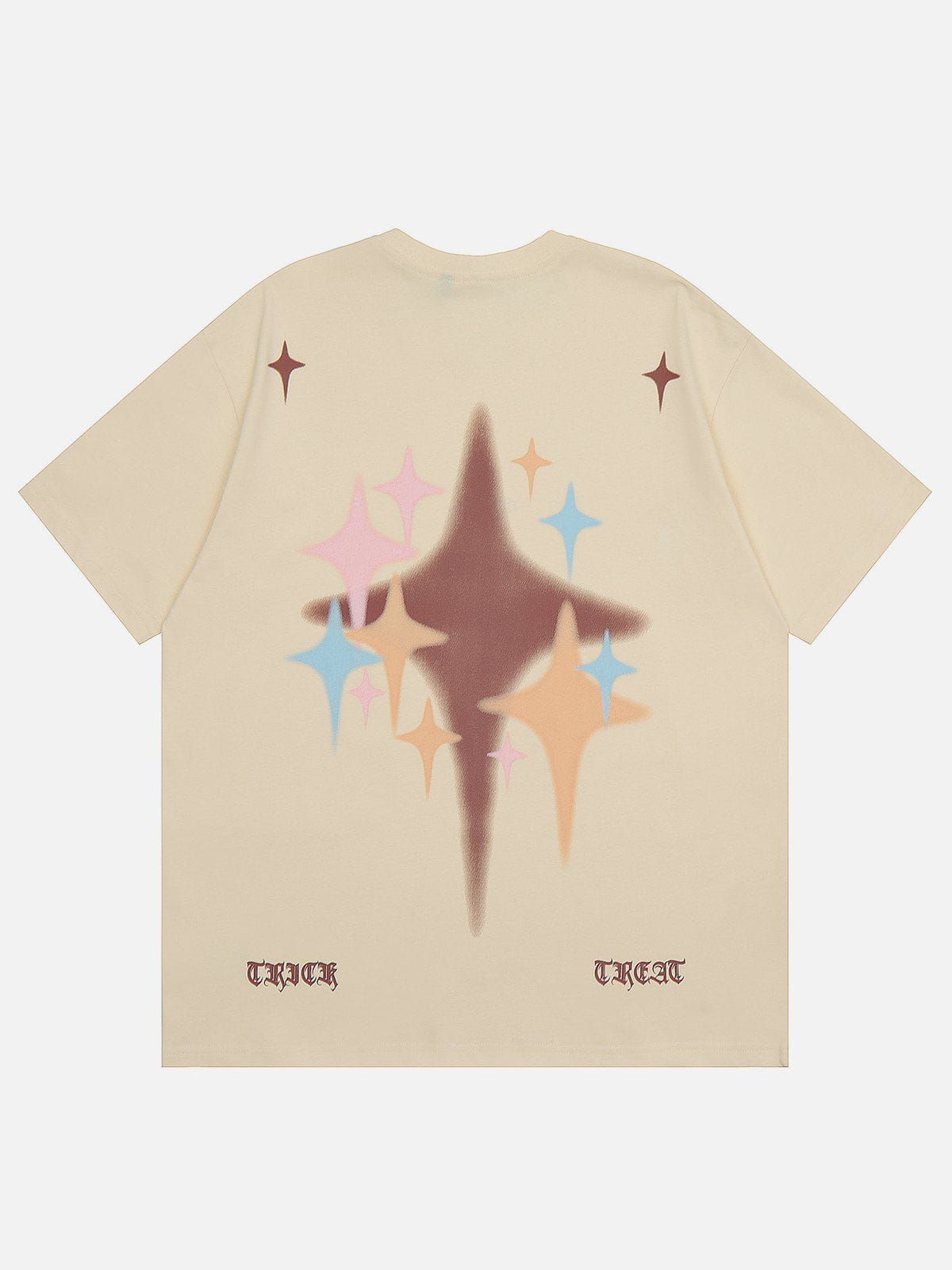 Aelfric Eden Colorful Star Print Tee sold by Aelfric Eden product image thumbnail 3