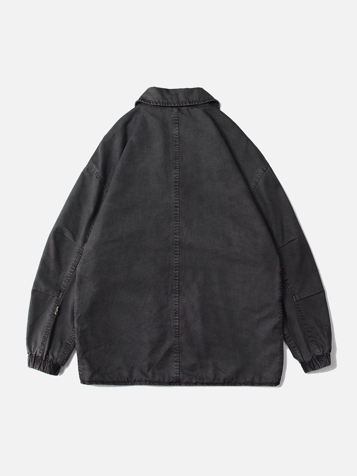 Aelfric Eden Large Pocket Solid Color Jacket sold by Aelfric Eden product image thumbnail 6