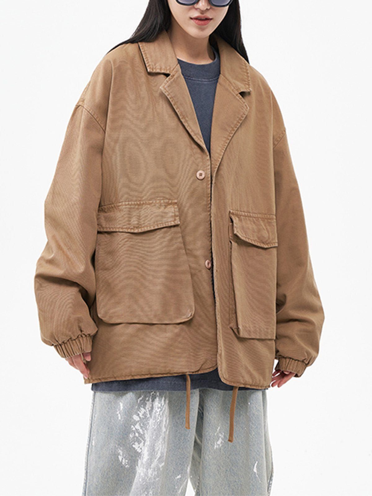 Aelfric Eden Large Pocket Solid Color Jacket sold by Aelfric Eden product image thumbnail 15