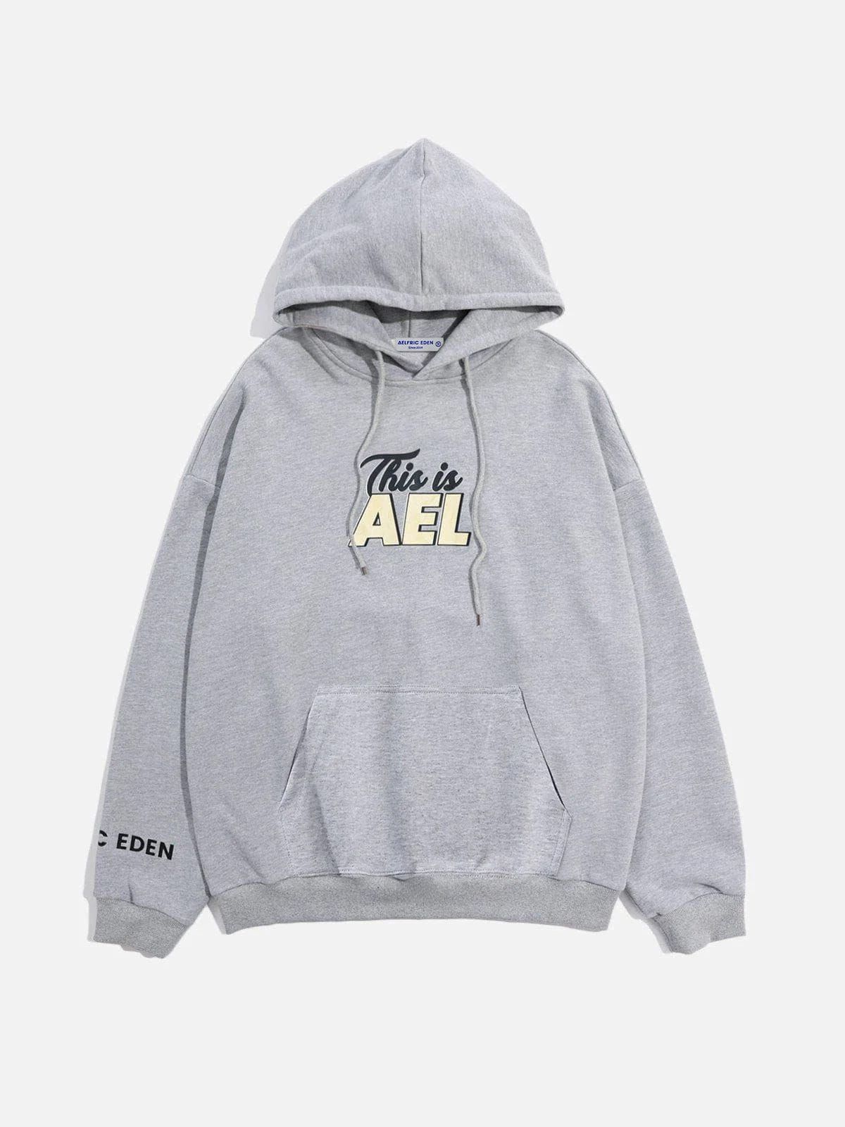 Aelfric Eden This is AEL Print Hoodie sold by Aelfric Eden product image thumbnail 3