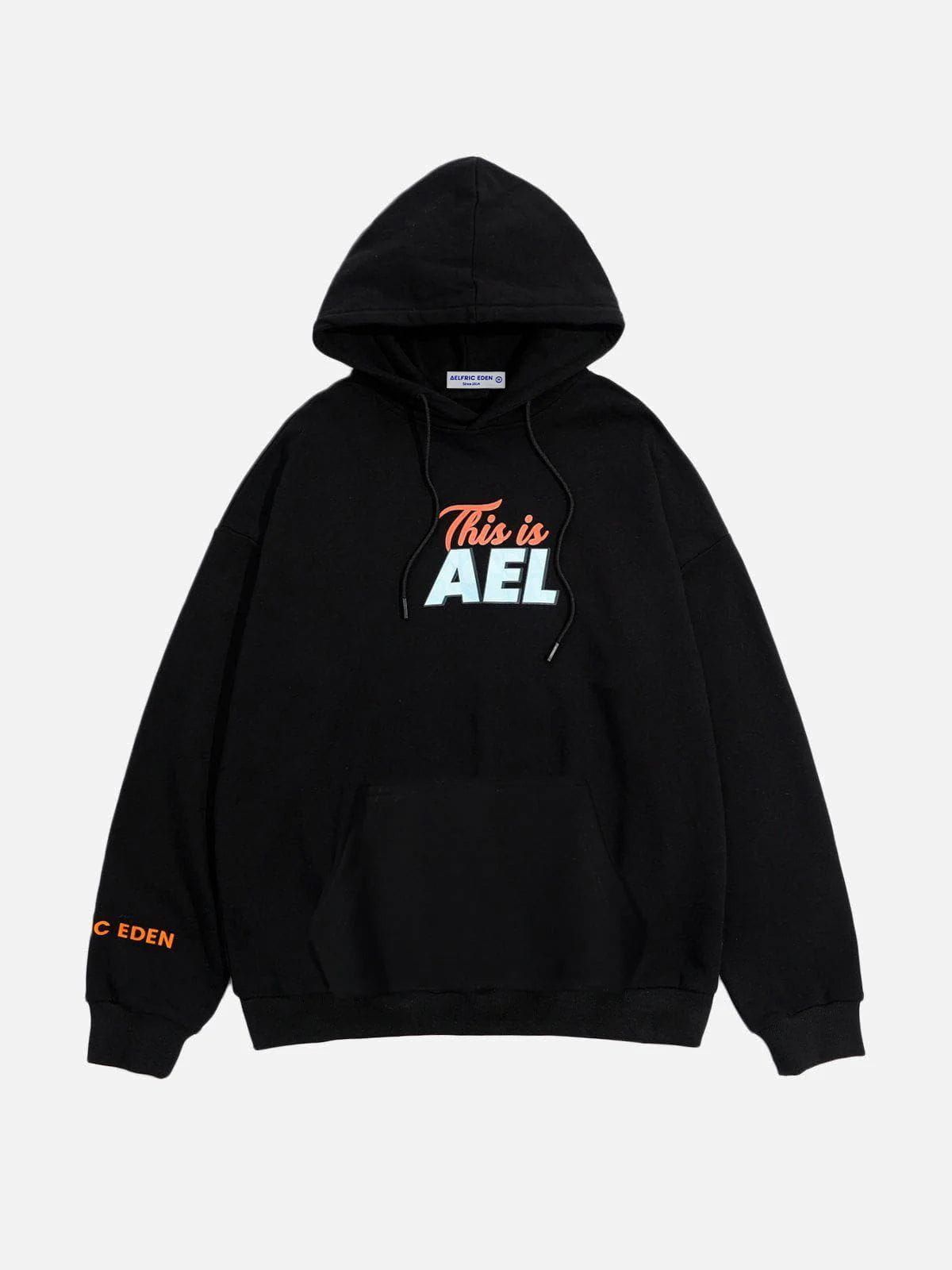 Aelfric Eden This is AEL Print Hoodie sold by Aelfric Eden product image thumbnail 5