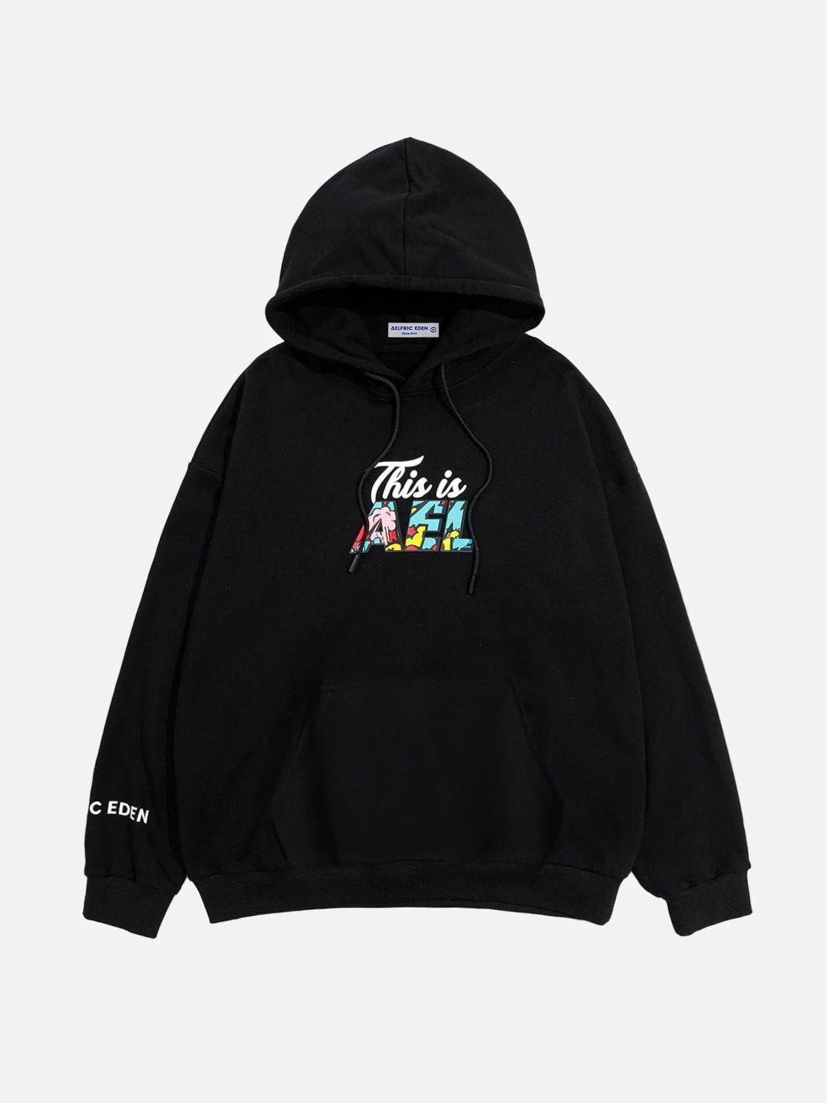 Aelfric Eden This is AEL Print Hoodie sold by Aelfric Eden