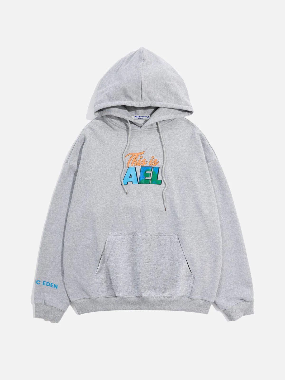 Aelfric Eden This is AEL Print Hoodie sold by Aelfric Eden product image thumbnail 4