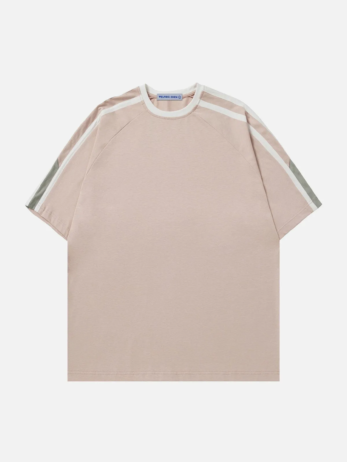 Aelfric Eden Basic Stripe Patchwork Tee sold by Aelfric Eden product image thumbnail 3