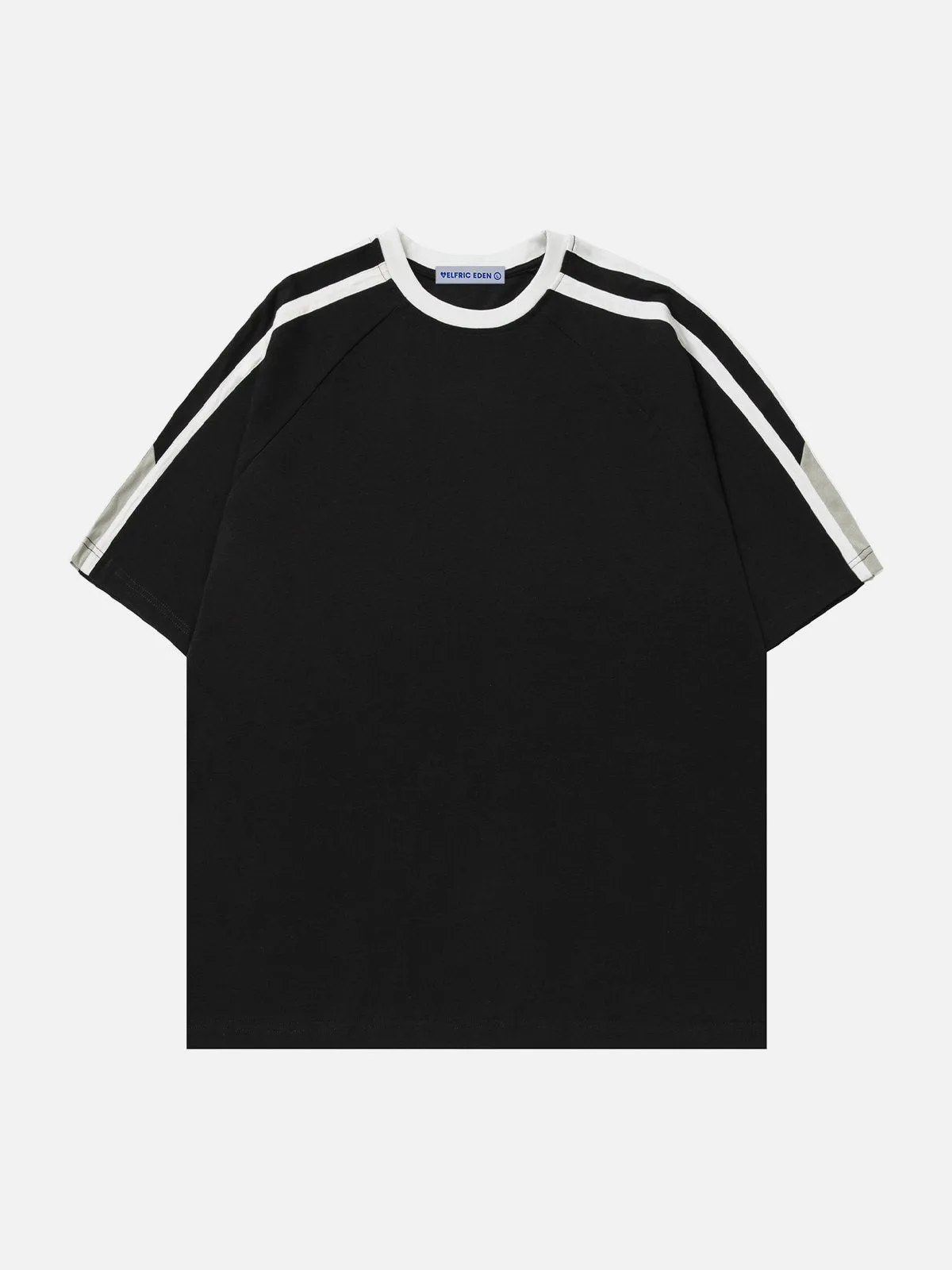 Aelfric Eden Basic Stripe Patchwork Tee sold by Aelfric Eden product image thumbnail 2