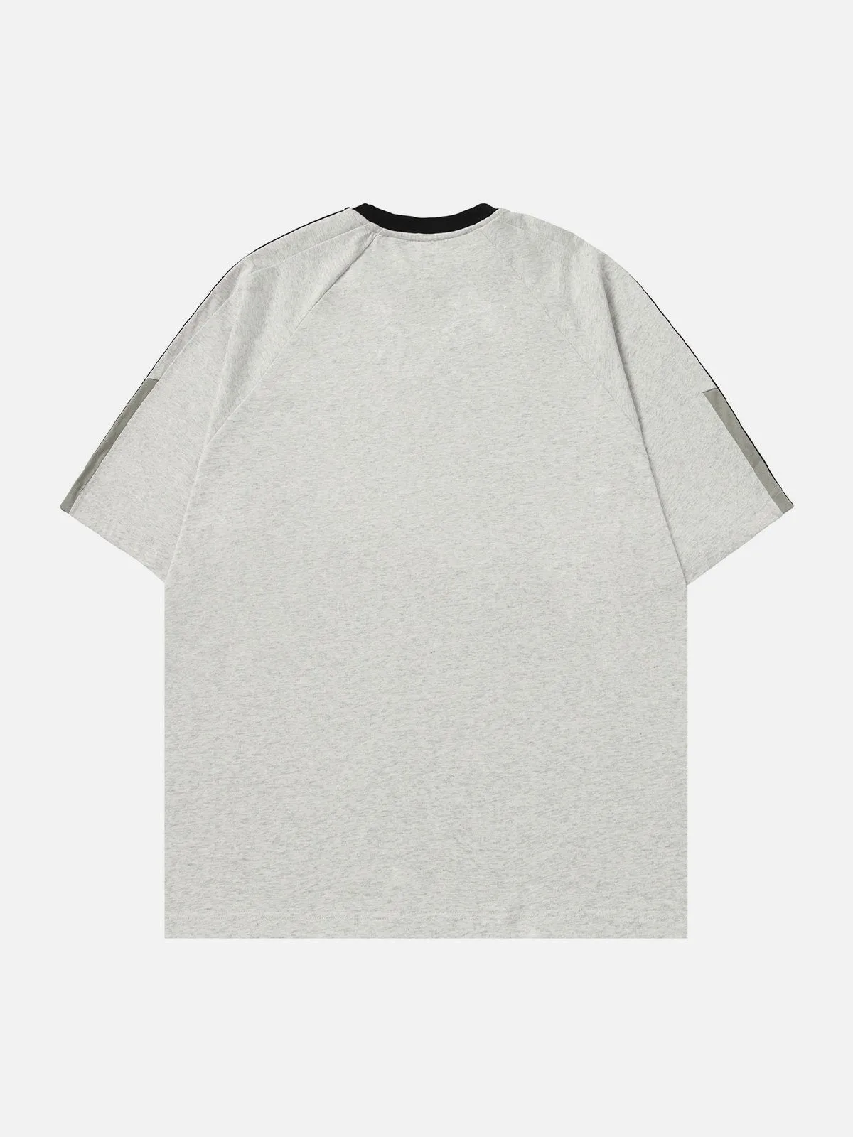 Aelfric Eden Basic Stripe Patchwork Tee sold by Aelfric Eden product image thumbnail 5