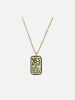 Vintage Colorful Oil Drip Tarot Necklace sold by Aelfric Eden