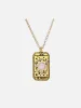 Vintage Colorful Oil Drip Tarot Necklace sold by Aelfric Eden