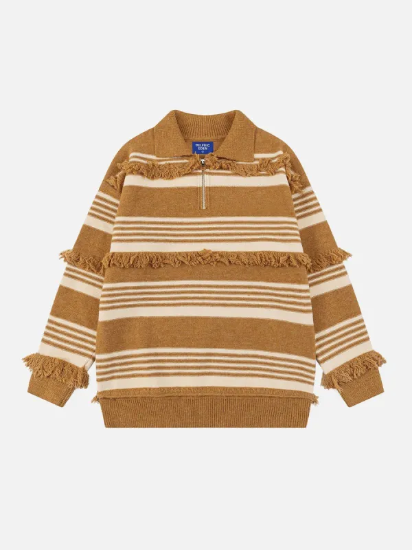 Aelfric Eden Fringe Stripe Sweater sold by Aelfric Eden