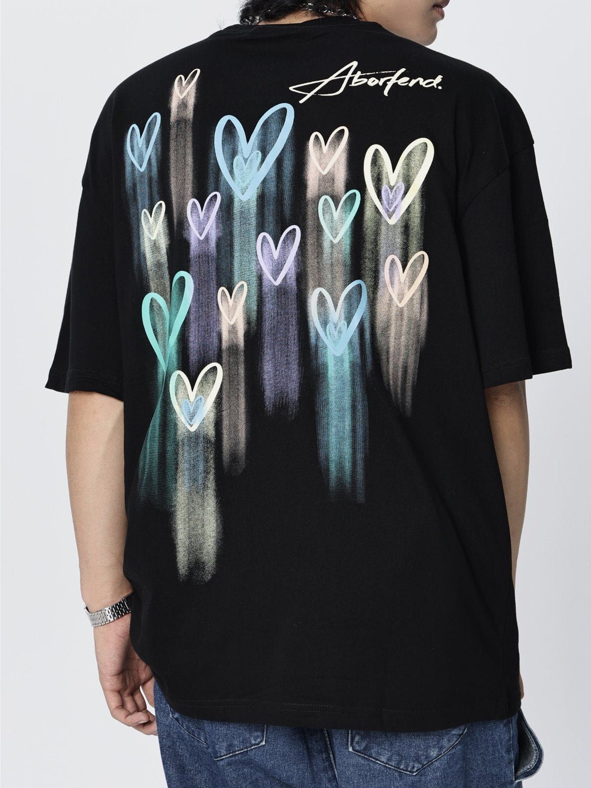 Aelfric Eden Love Meteor Print Tee sold by Aelfric Eden product image thumbnail 5