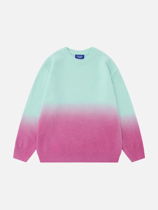 Aelfric Eden Tie Dye Gradient Sweater sold by Aelfric Eden