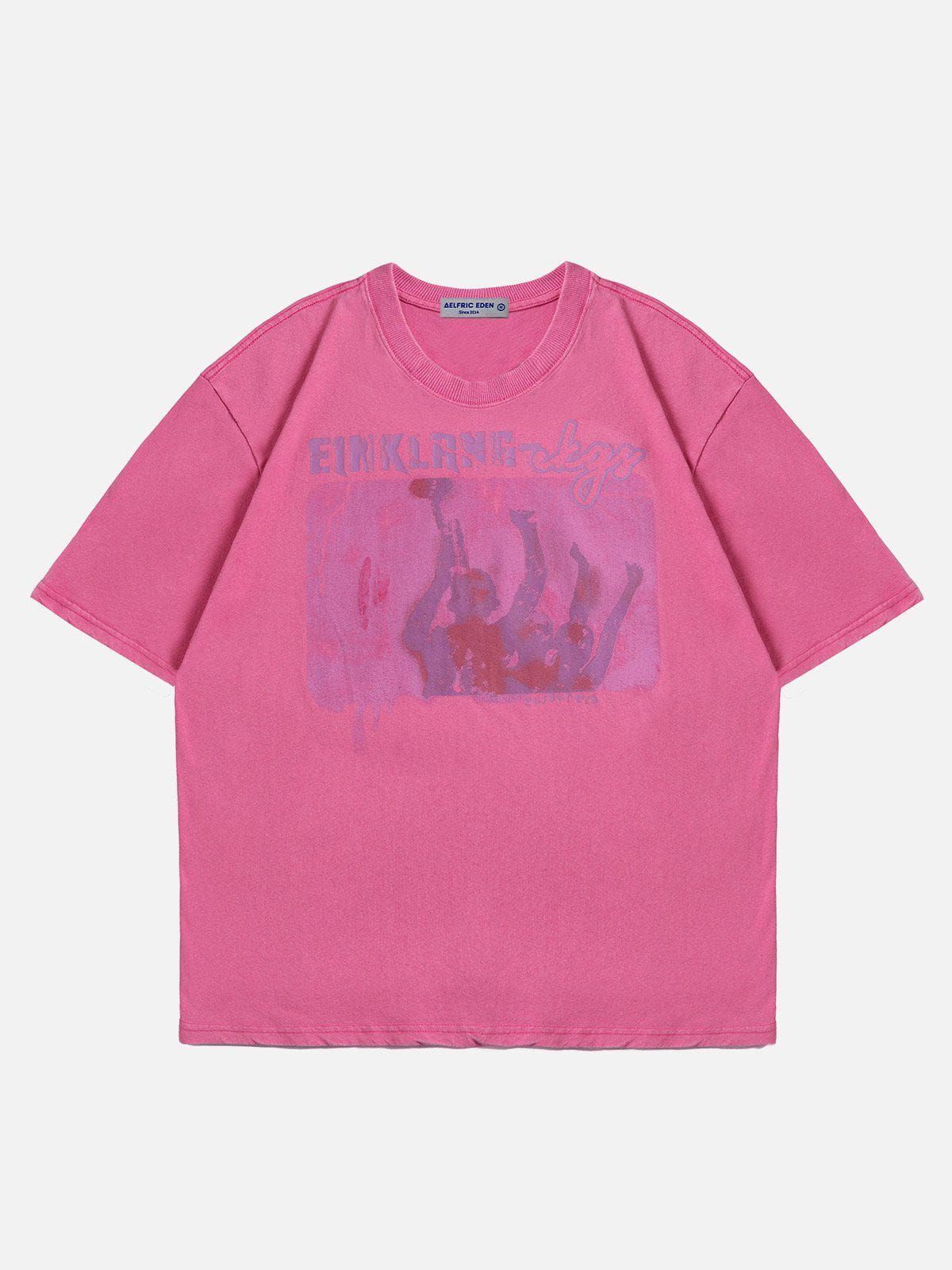 Aelfric Eden Abstract Print Washed Tee sold by Aelfric Eden product image thumbnail 3