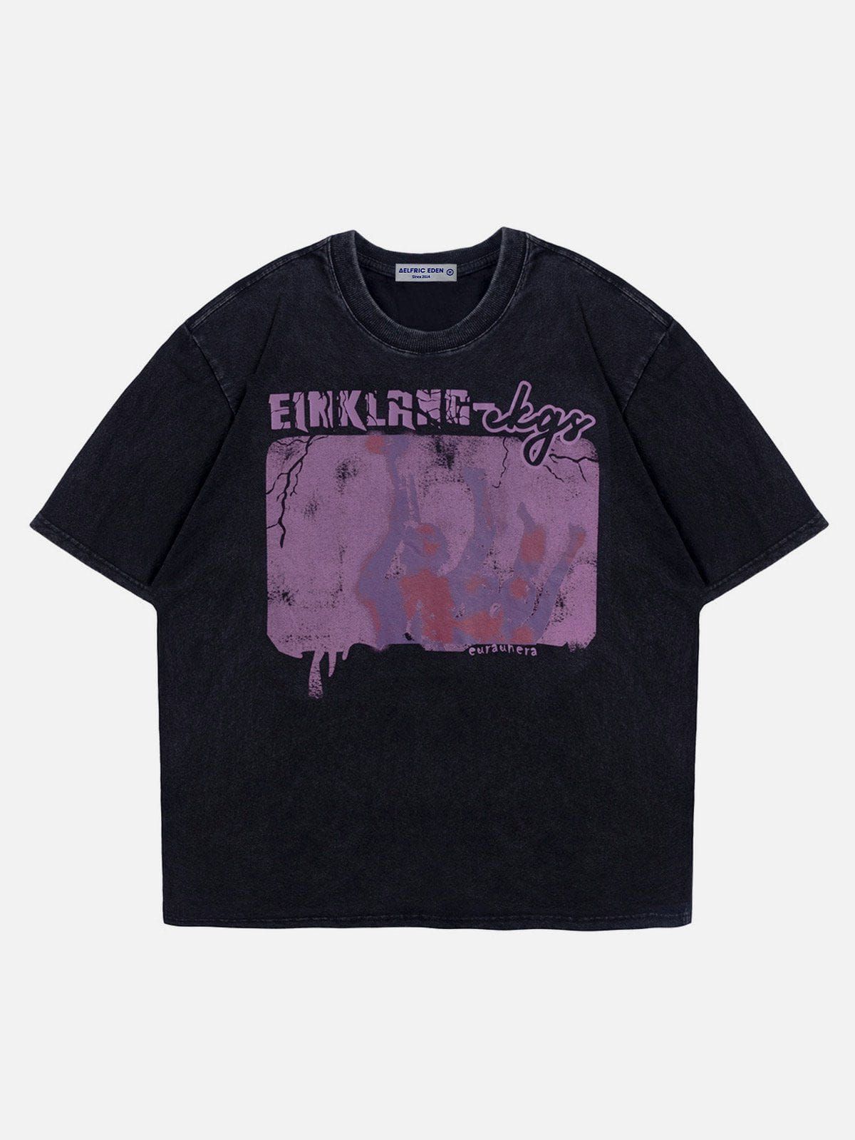 Aelfric Eden Abstract Print Washed Tee sold by Aelfric Eden