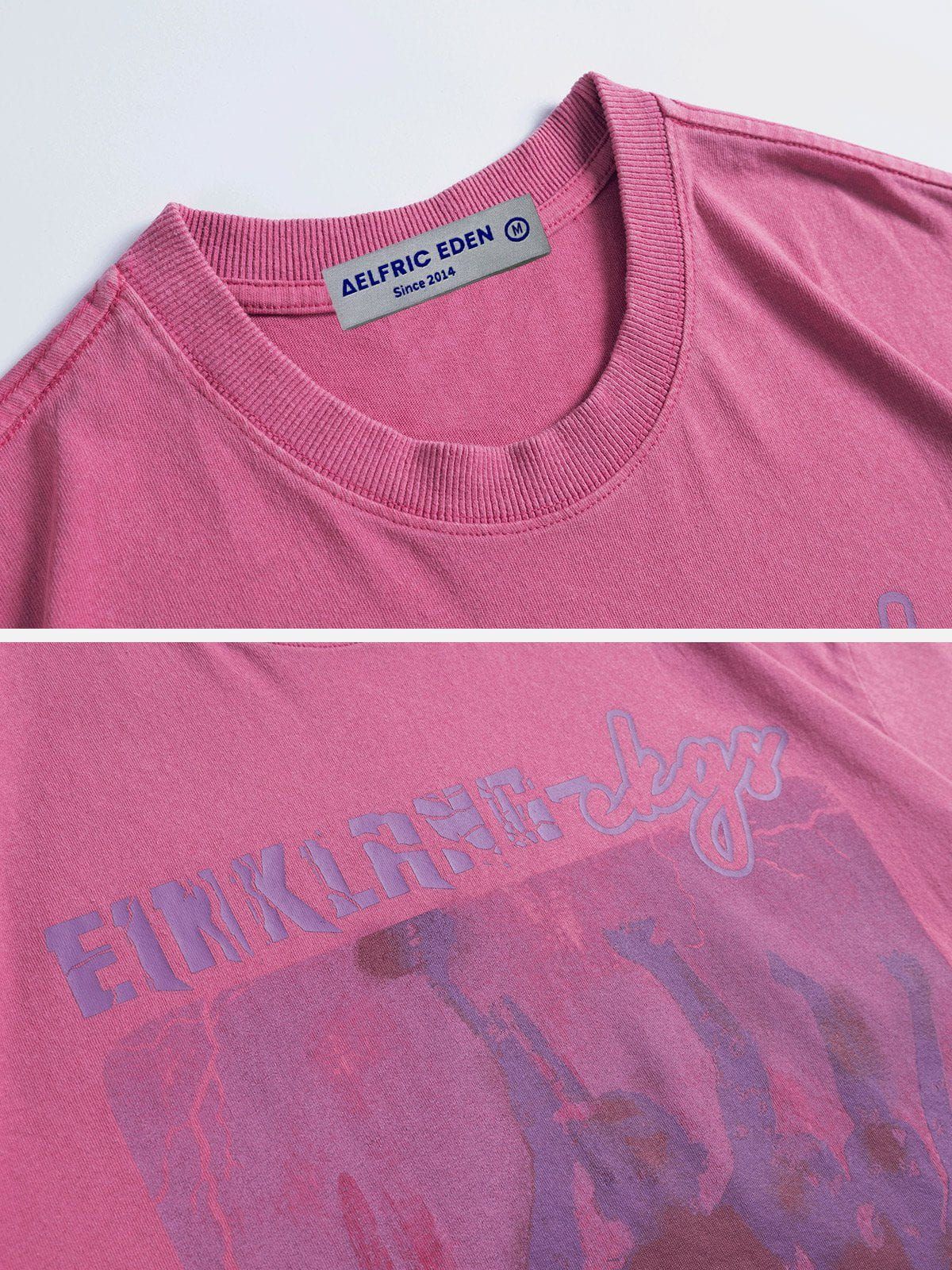 Aelfric Eden Abstract Print Washed Tee sold by Aelfric Eden product image thumbnail 5