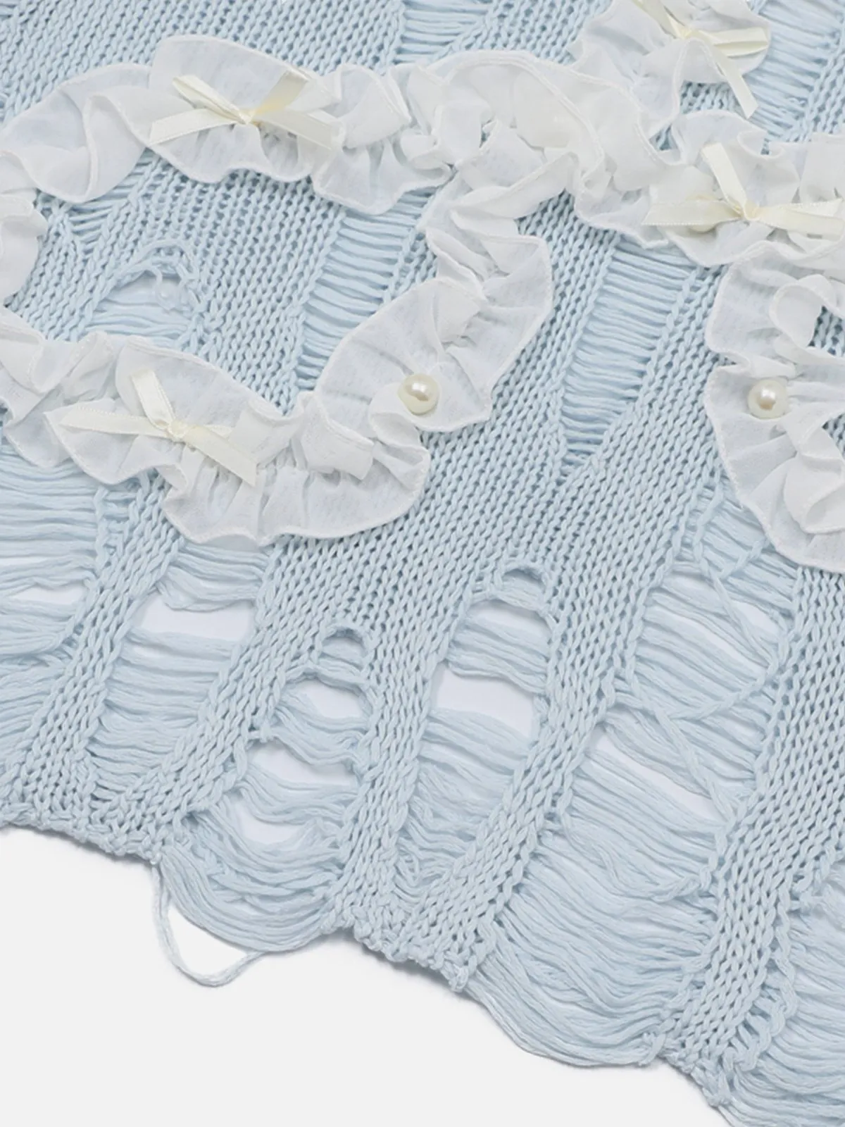 Aelfric Eden Bow Wrinkle Cut-Out Sweater sold by Aelfric Eden product image thumbnail 5