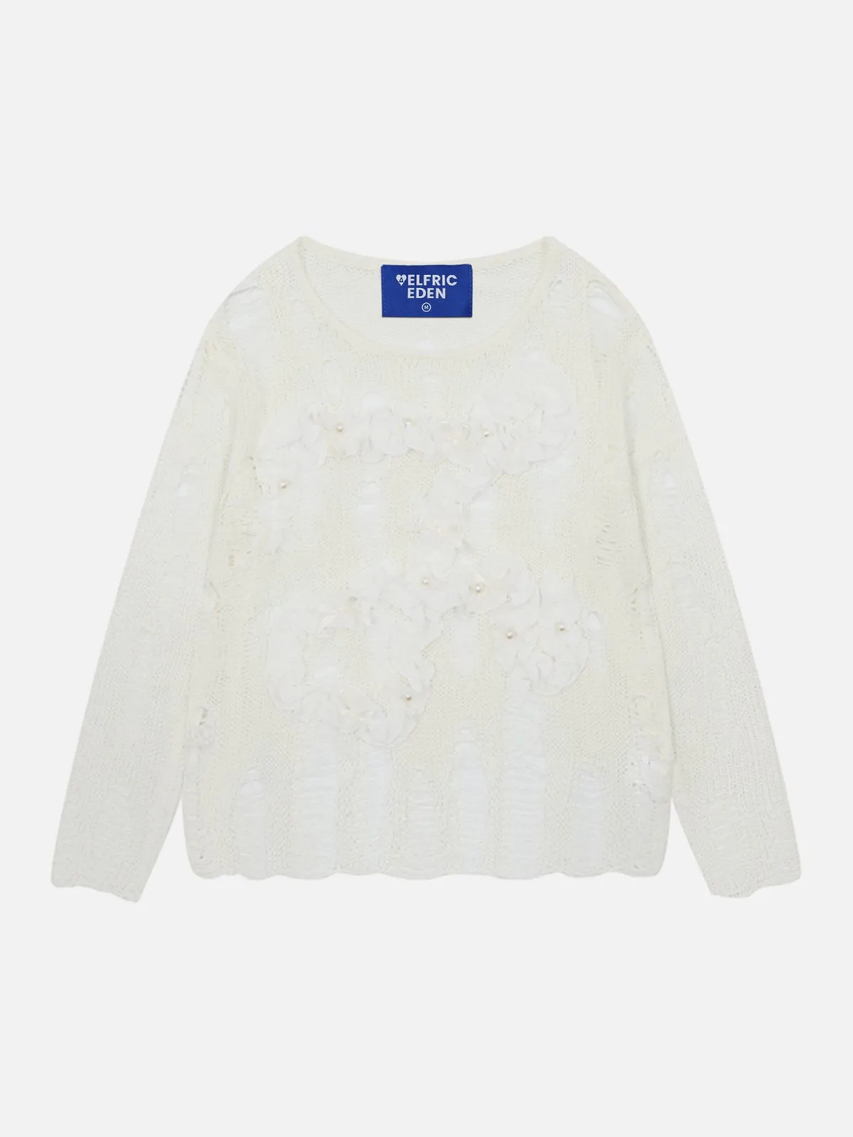 Aelfric Eden Bow Wrinkle Cut-Out Sweater sold by Aelfric Eden product image thumbnail 3