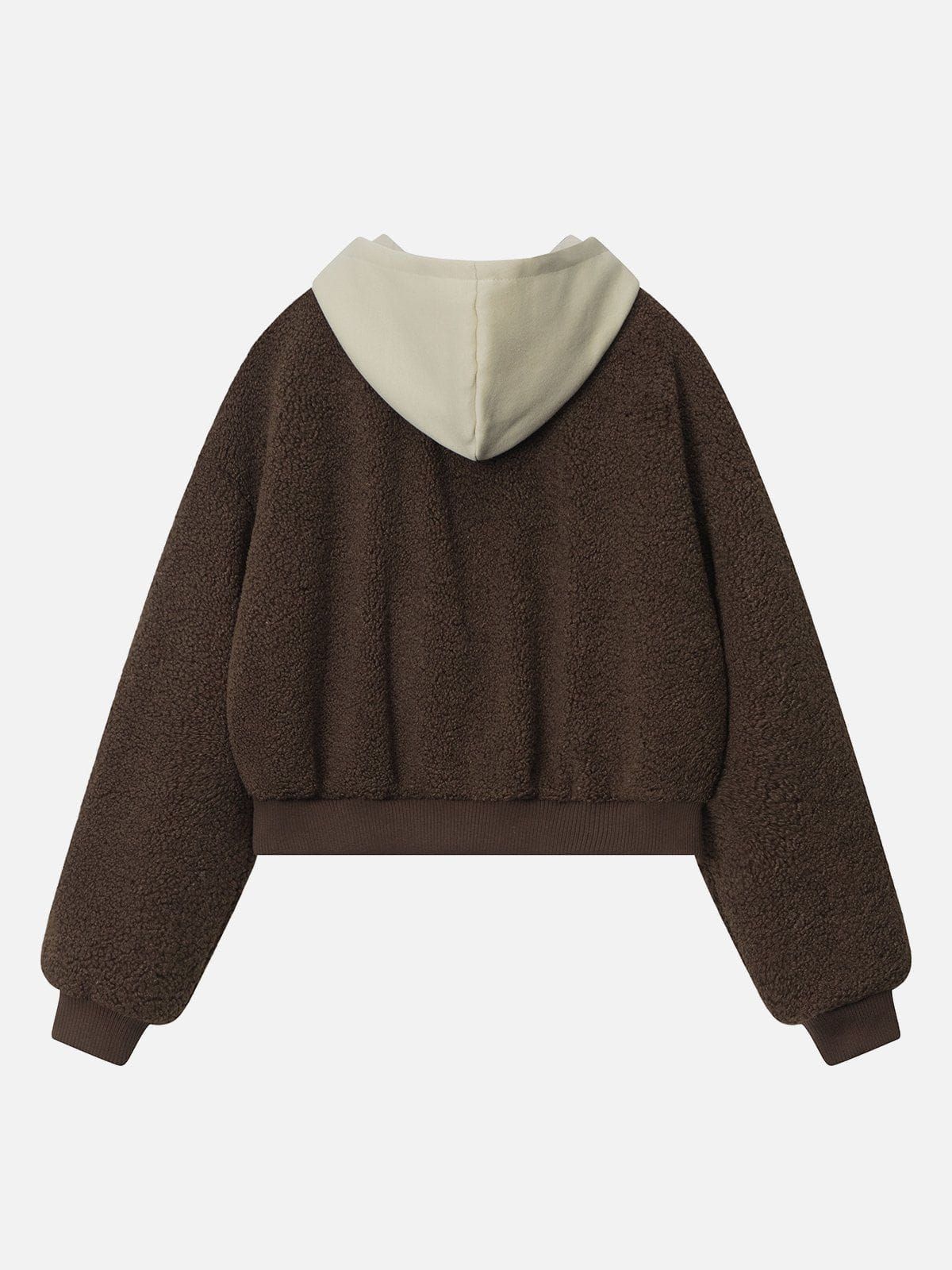 Applique Embroidery Sherpa Hoodie sold by Aelfric Eden product image thumbnail 3