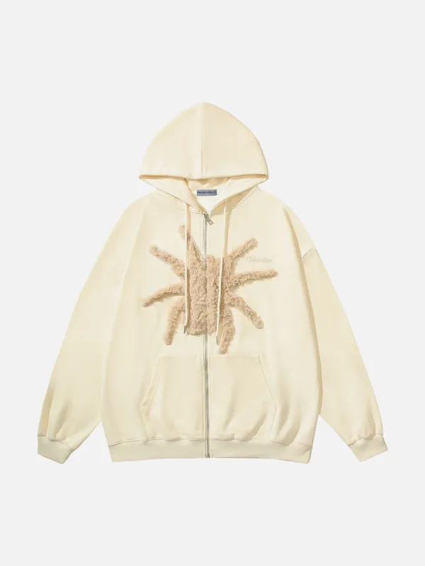 Aelfric Eden Flocking Spider Zip Up Hoodie sold by Aelfric Eden