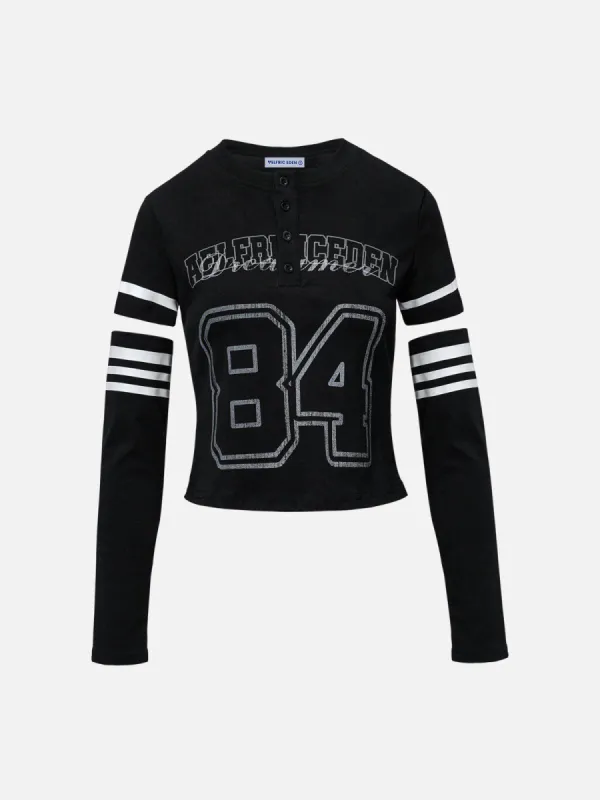 Aelfric Eden Number Print Button Tee sold by Aelfric Eden