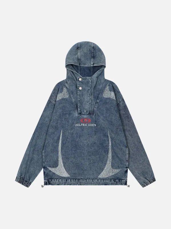 Aelfric Eden High Collar Washed Hoodie sold by Aelfric Eden