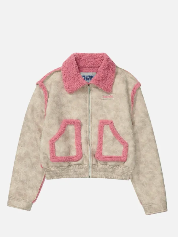 Aelfric Eden Color Blocking Fringe Coat sold by Aelfric Eden