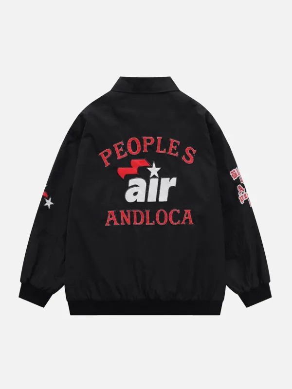 Aelfric Eden Vintage Embroidery Letters Jacket sold by Aelfric Eden